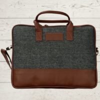 4 laptop bag grey brown 1