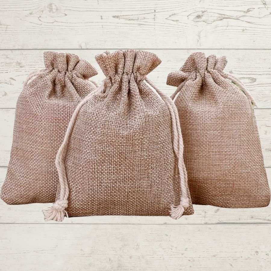 Jute Drawstring Bags