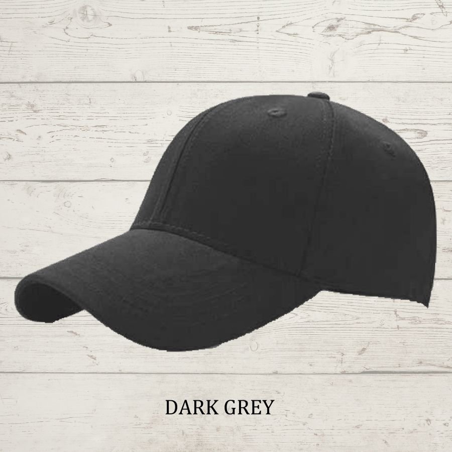 Baseball Caps Dark Grey