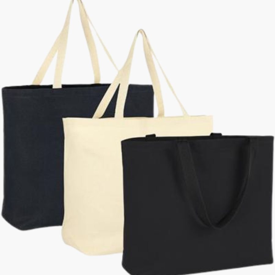 Cotton Deluxe Tote Bags - 12oz