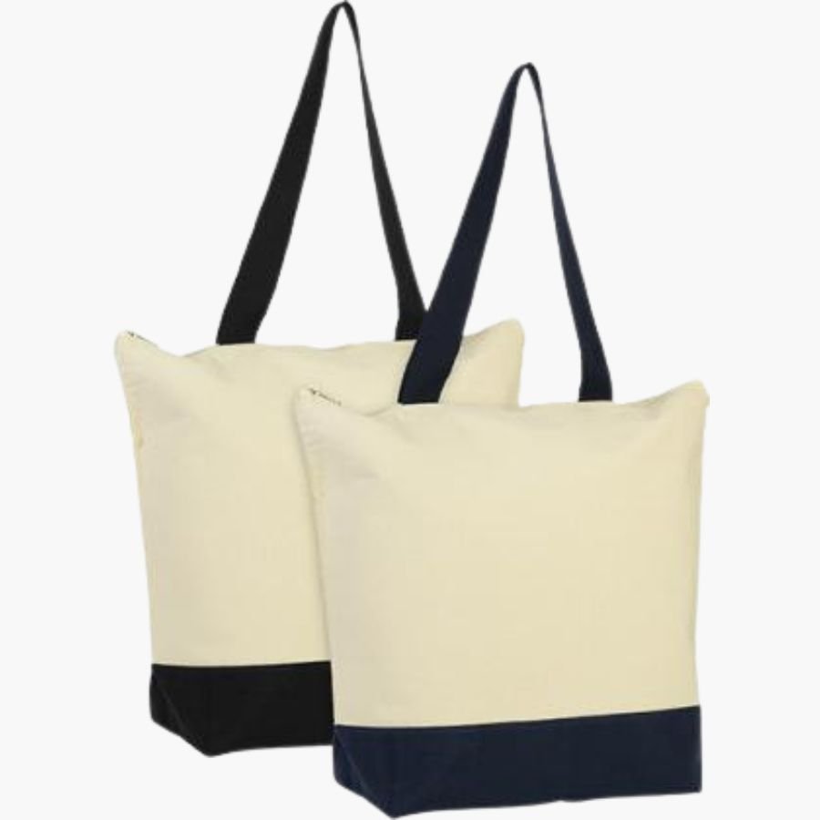 Cotton Deluxe Tote Bags - 12oz