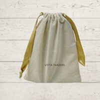Cotton Drawstring Pouch Bag
