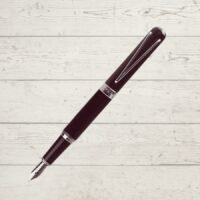 e3 brown and gold fountain pen 1