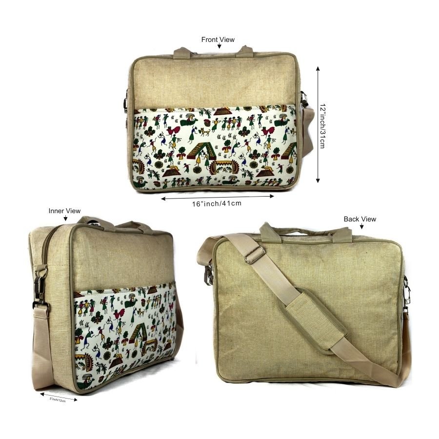 Stylish Jute Laptop Bag