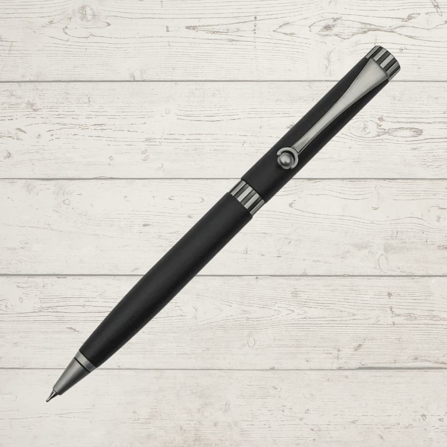Vitta Stealth Silver–Matte Black Ball Pen