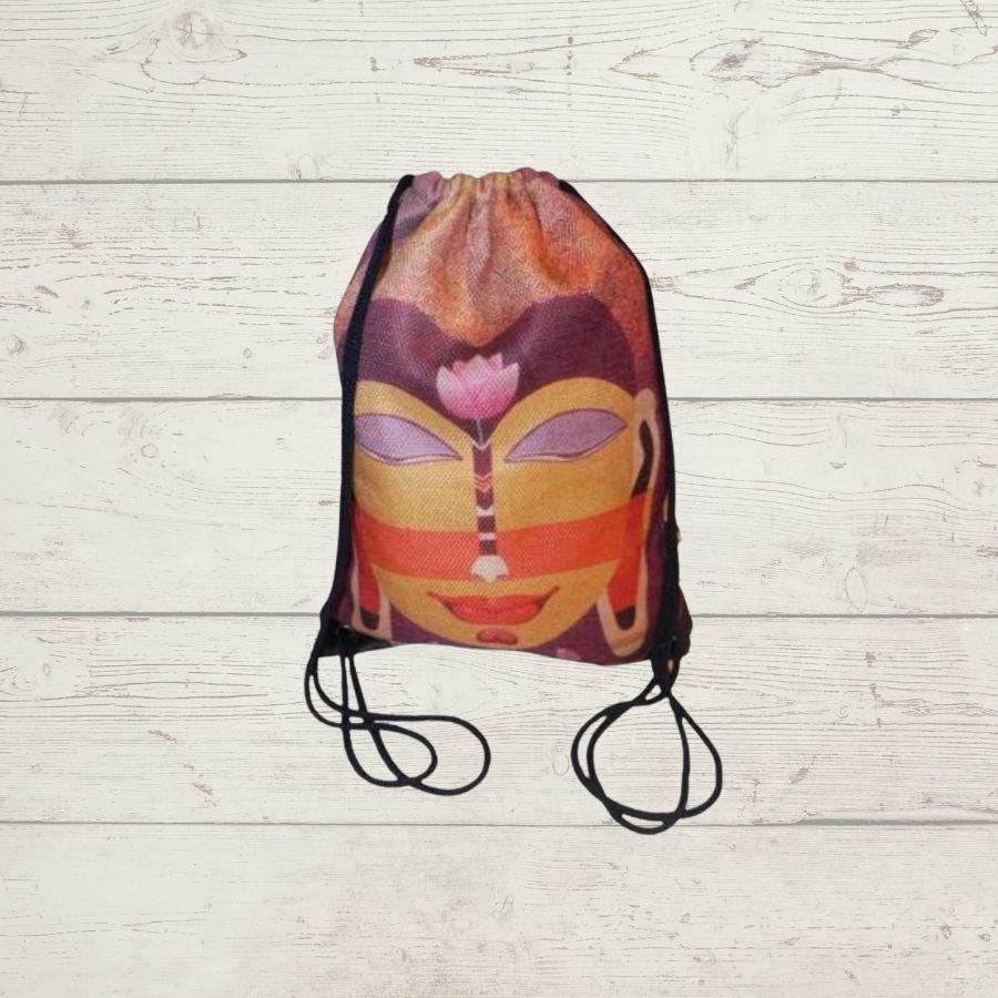 Printed Polyester Drawstring Bag